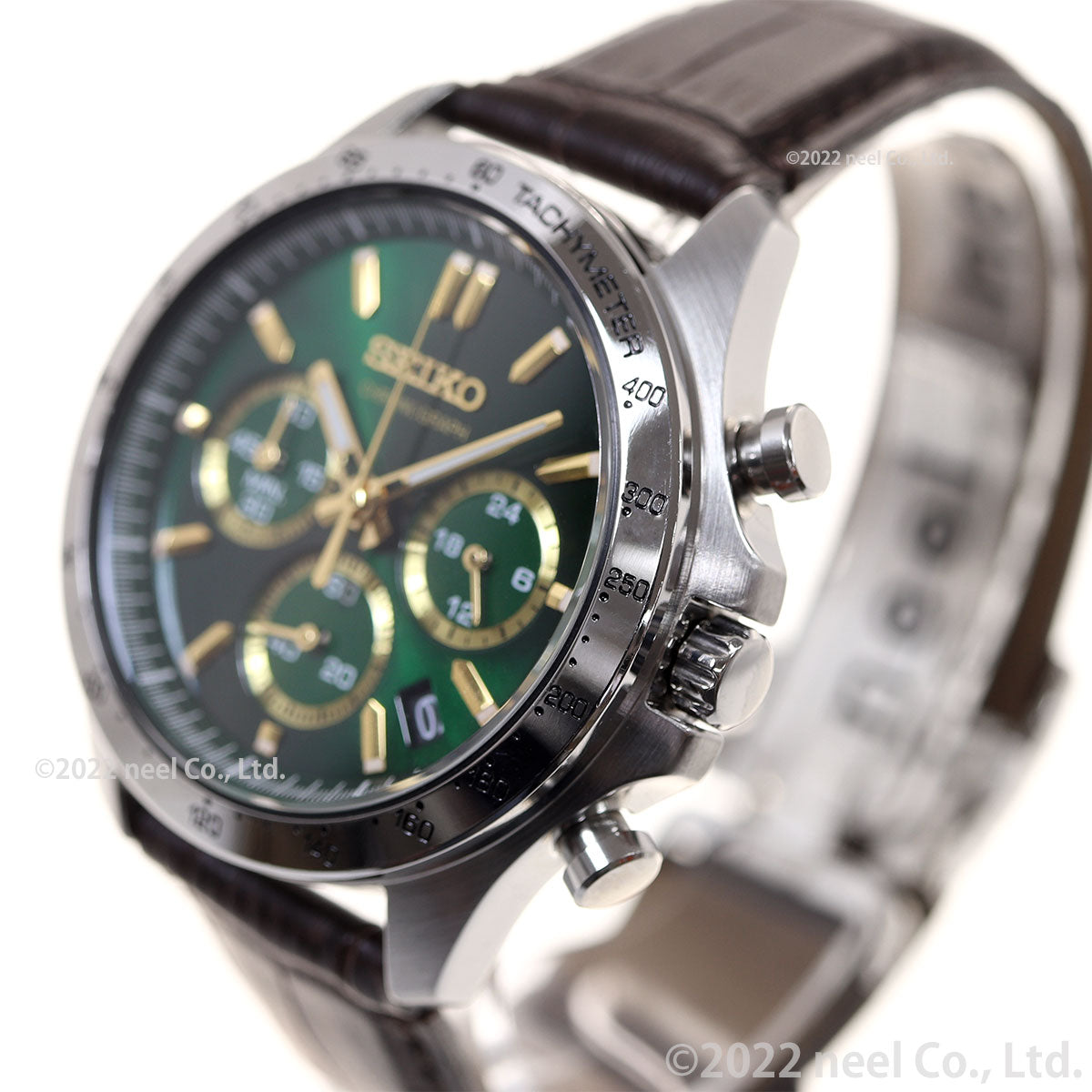SEIKO Selection Chronograph Green Dial Men's Watch SBTR017