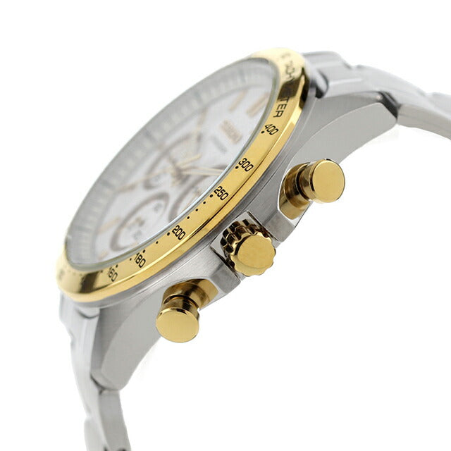 SEIKO Spirit Chronograph White Dial Men's Watch SBTR024