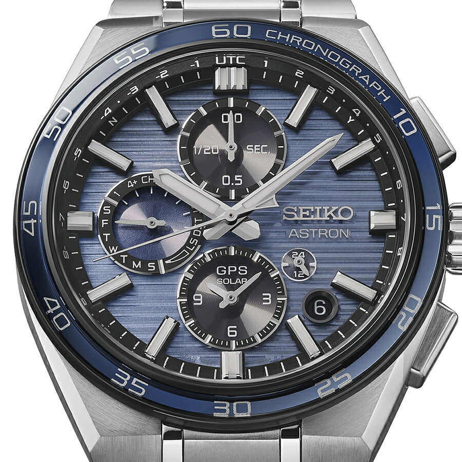 SEIKO ASTRON SBXC175 Blue GPS Solar Titanium Men's Watch