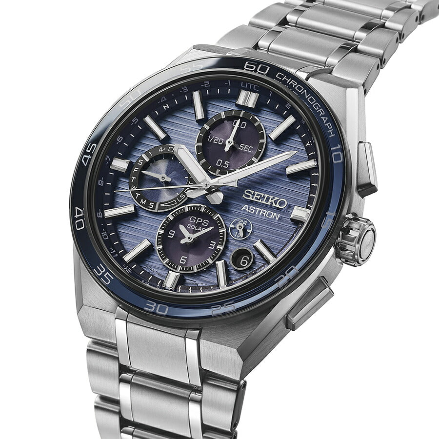 SEIKO ASTRON SBXC175 Blue GPS Solar Titanium Men's Watch