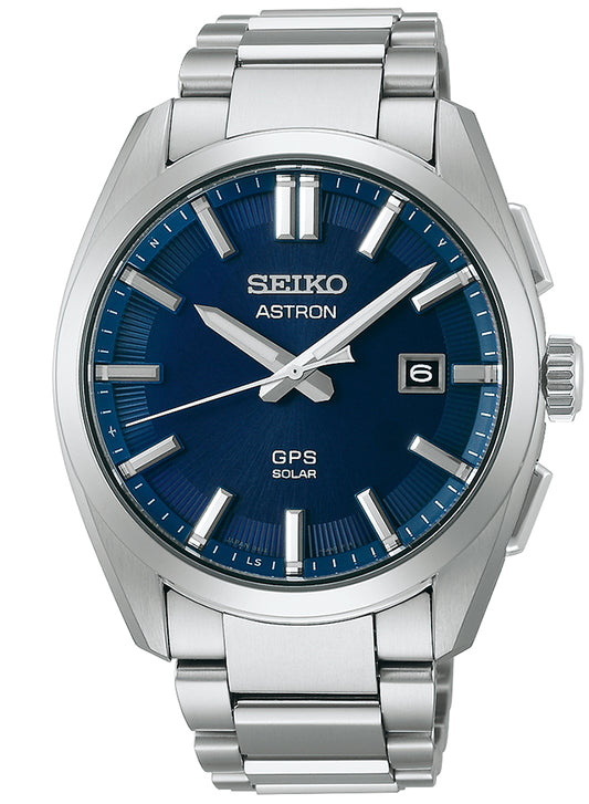 SEIKO ASTRON SBXD033 GPS Solar Titanium Dark Blue Men's Watch