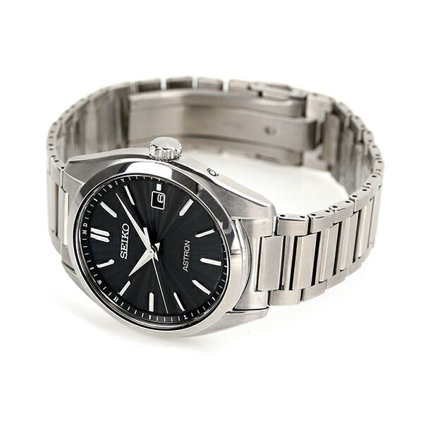 SEIKO ASTRON ORIGIN SBXY033 Black Titanium Solar Power Save Men Watch