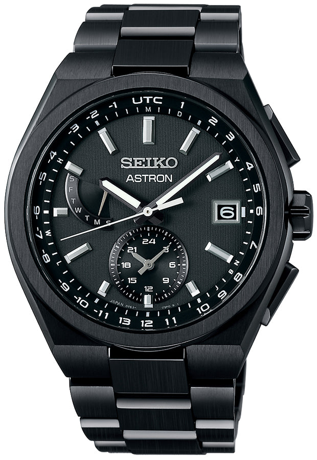 SEIKO ASTRON NEXTER SBXY087 Black Solar World Time Men's Watch