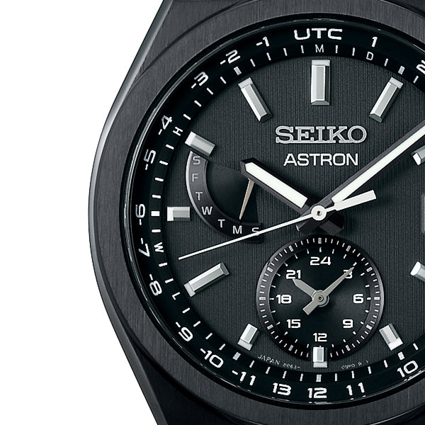 SEIKO ASTRON NEXTER SBXY087 Black Solar World Time Men's Watch