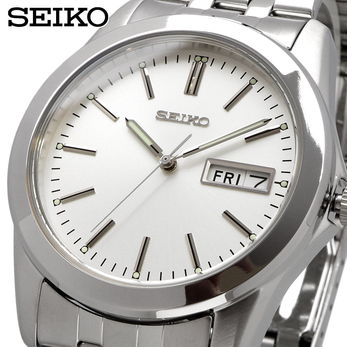 SEIKO SCXC007 Silver Stainless Steel Quartz