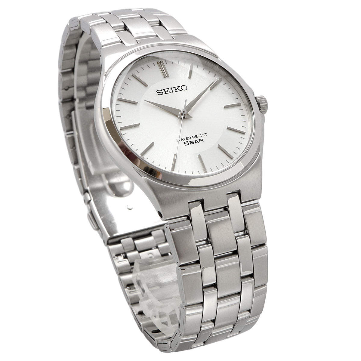 SEIKO SPIRIT SCXP021 Silver Sapphire Quartz Men's Watch