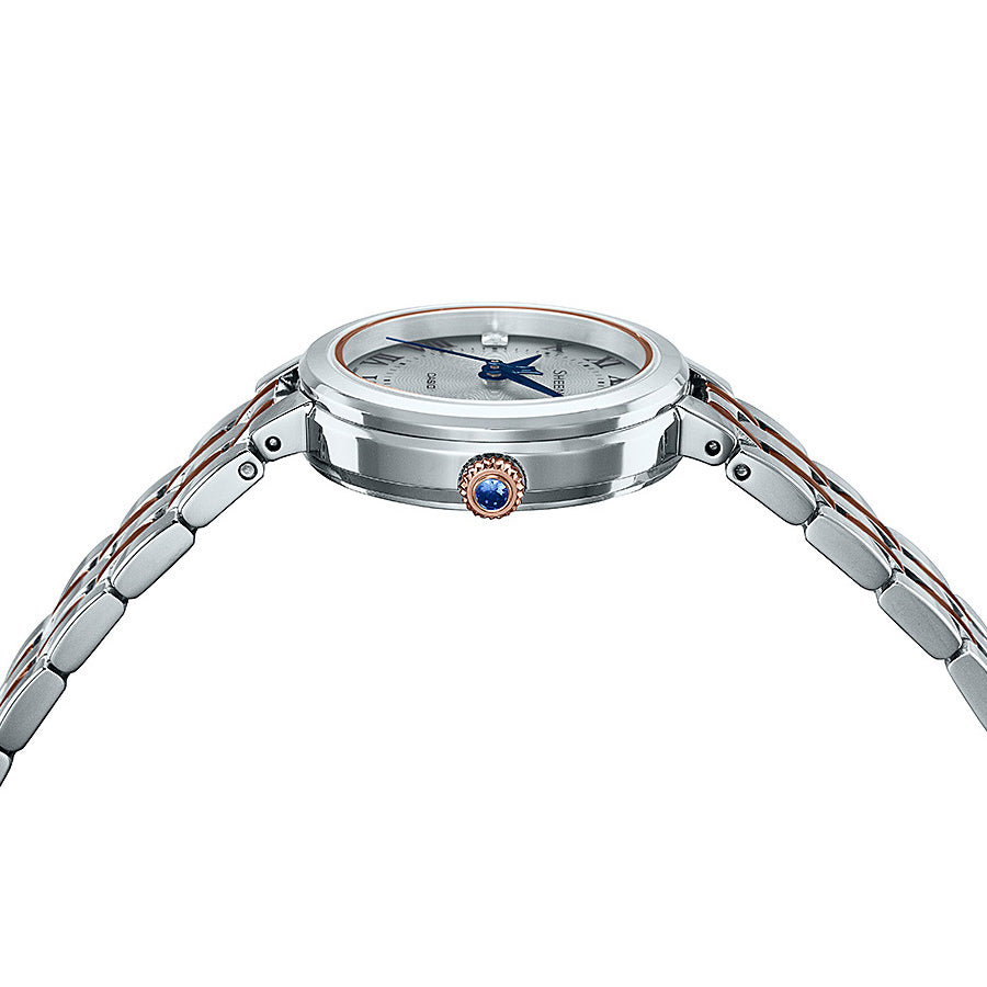 CASIO SHEEN SHS-4530SPGJ-7 Silver Rose Gold Solar Women's Watch product image