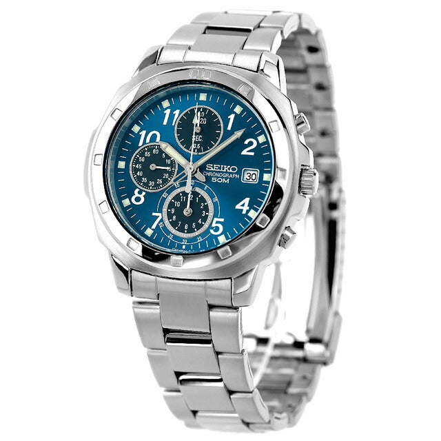 SEIKO Blue Chronograph Men's Watch SND193P1