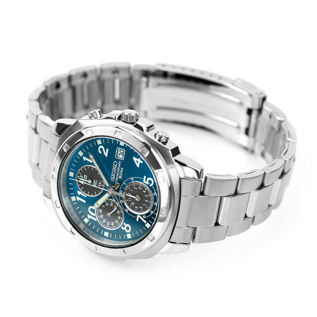 SEIKO Blue Chronograph Men's Watch SND193P1