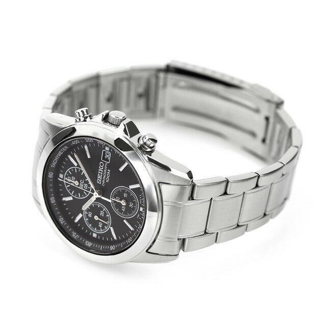 SEIKO Chronograph SND309P1 SND309 SND309P Black Men's Watch