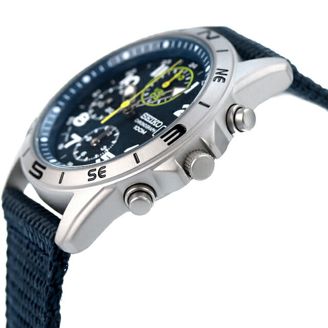 SEIKO SND379R Blue Genuine Product Men's Watch - Nanaple side