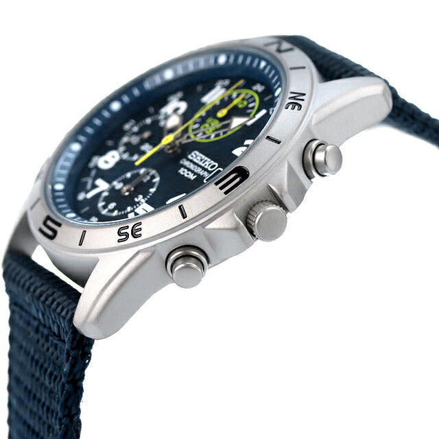 SEIKO Chronograph SND379P2 Blue Quartz Men's Watch product image