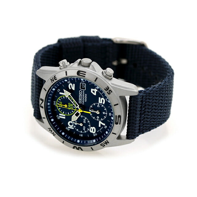 SEIKO SND379R Blue Genuine Product Men's Watch - Nanaple angle