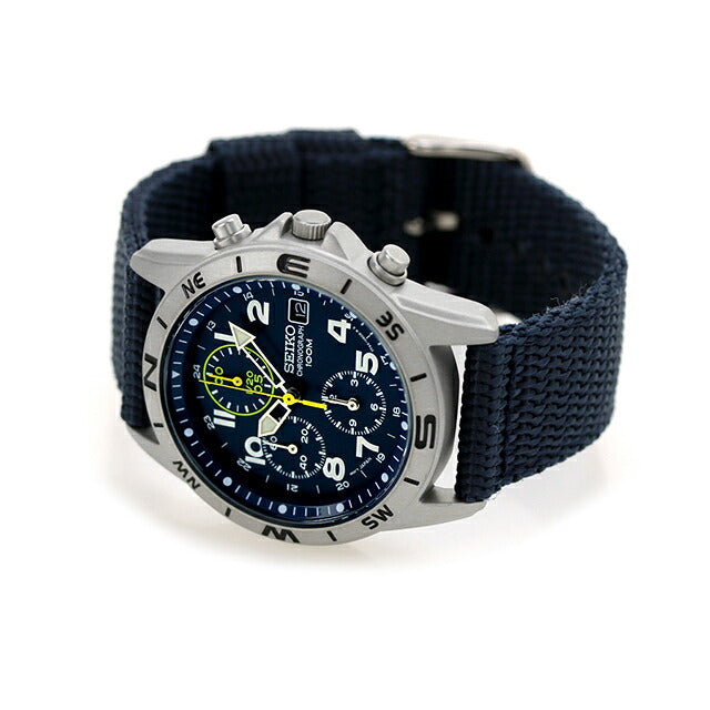 SEIKO Chronograph SND379P2 Blue Quartz Men's Watch product image