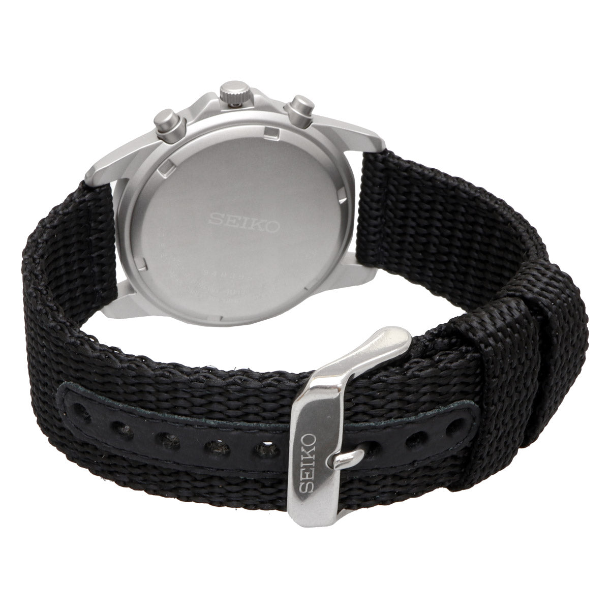 SEIKO Chronograph Black Dial Men's Watch SND399P