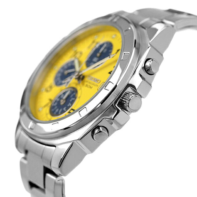 SEIKO SND409 Yellow Chronograph Men's Watch