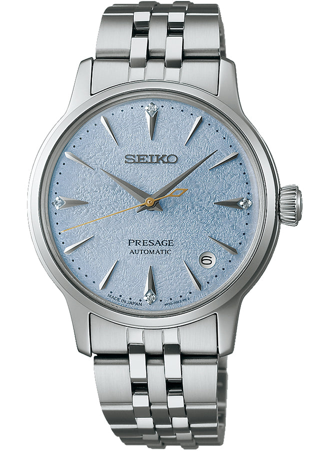 SEIKO PRESAGE SRRY049 Cocktail Time Silver Mechanical Women's Watch