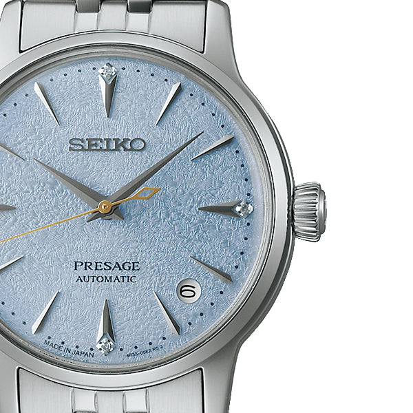 SEIKO PRESAGE SRRY049 Cocktail Time Silver Mechanical Women's Watch