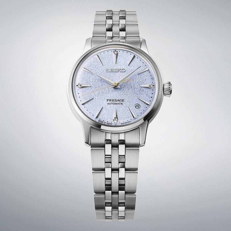SEIKO PRESAGE SRRY049 Cocktail Time Silver Mechanical Women's Watch