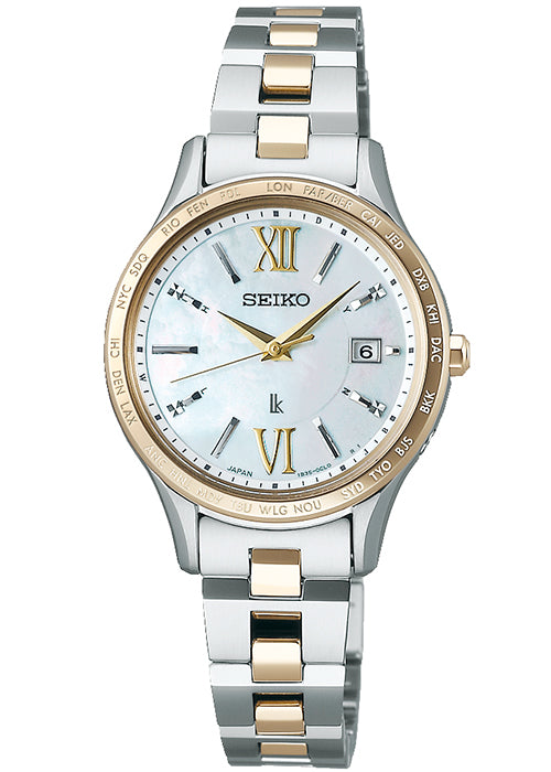 SEIKO LUKIA Essential Collection SSVV084 White Solar Radio-Controlled Women's Watch product image