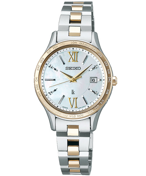 SEIKO LUKIA Essential Collection SSVV084 White Solar Radio-Controlled Women's Watch product image