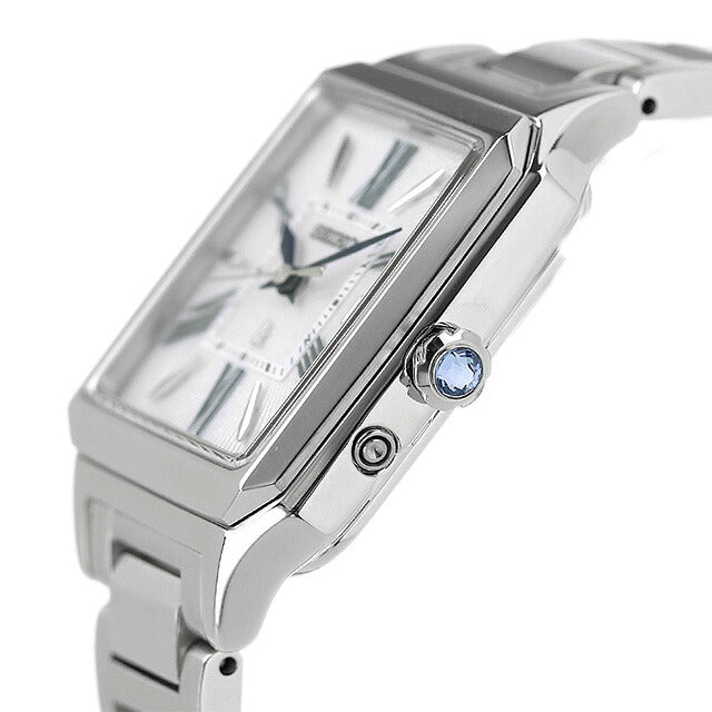SEIKO LUKIA Grow SSVW209 White square calla lily Women's Watch