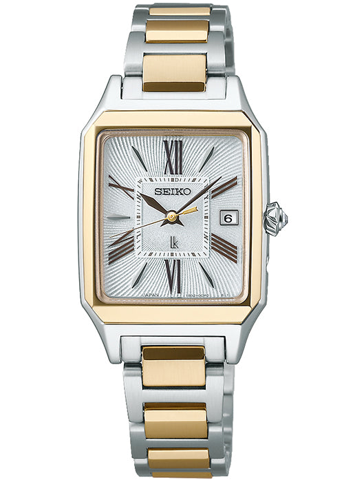 SEIKO LUKIA SSVW210 Gold Solar Radio-Controlled Women's Watch