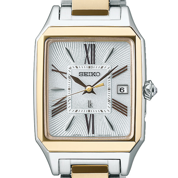 SEIKO LUKIA SSVW210 Gold Solar Radio-Controlled Women's Watch