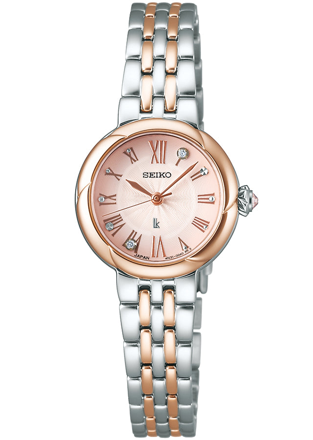 SEIKO LUKIA Grow SSWA006 Pink Stainless Steel Women's Watch
