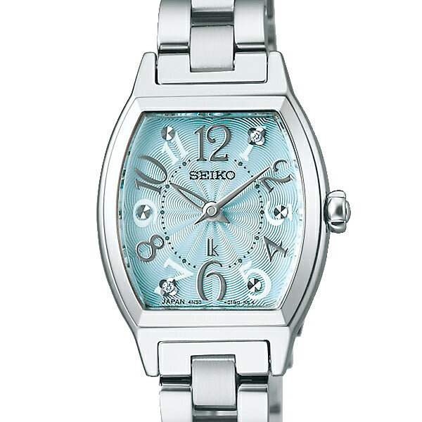 SEIKO LUKIA SSWA011 Blue Happy Collection Tonneau Women's Watch