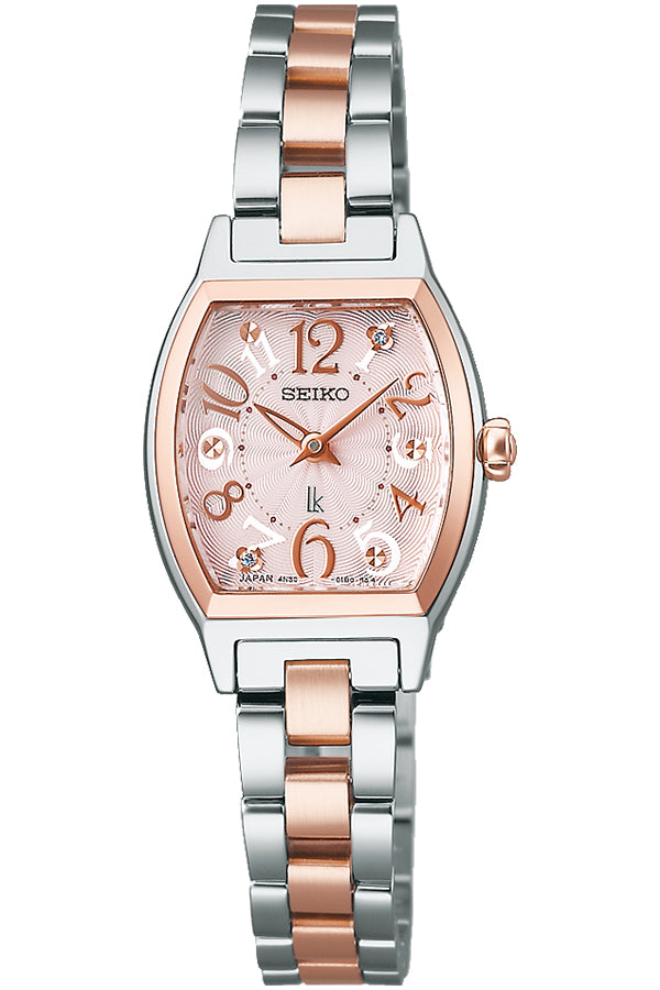SEIKO LUKIA SSWA012 Pink Happy Collection Tonneau Women's Watch