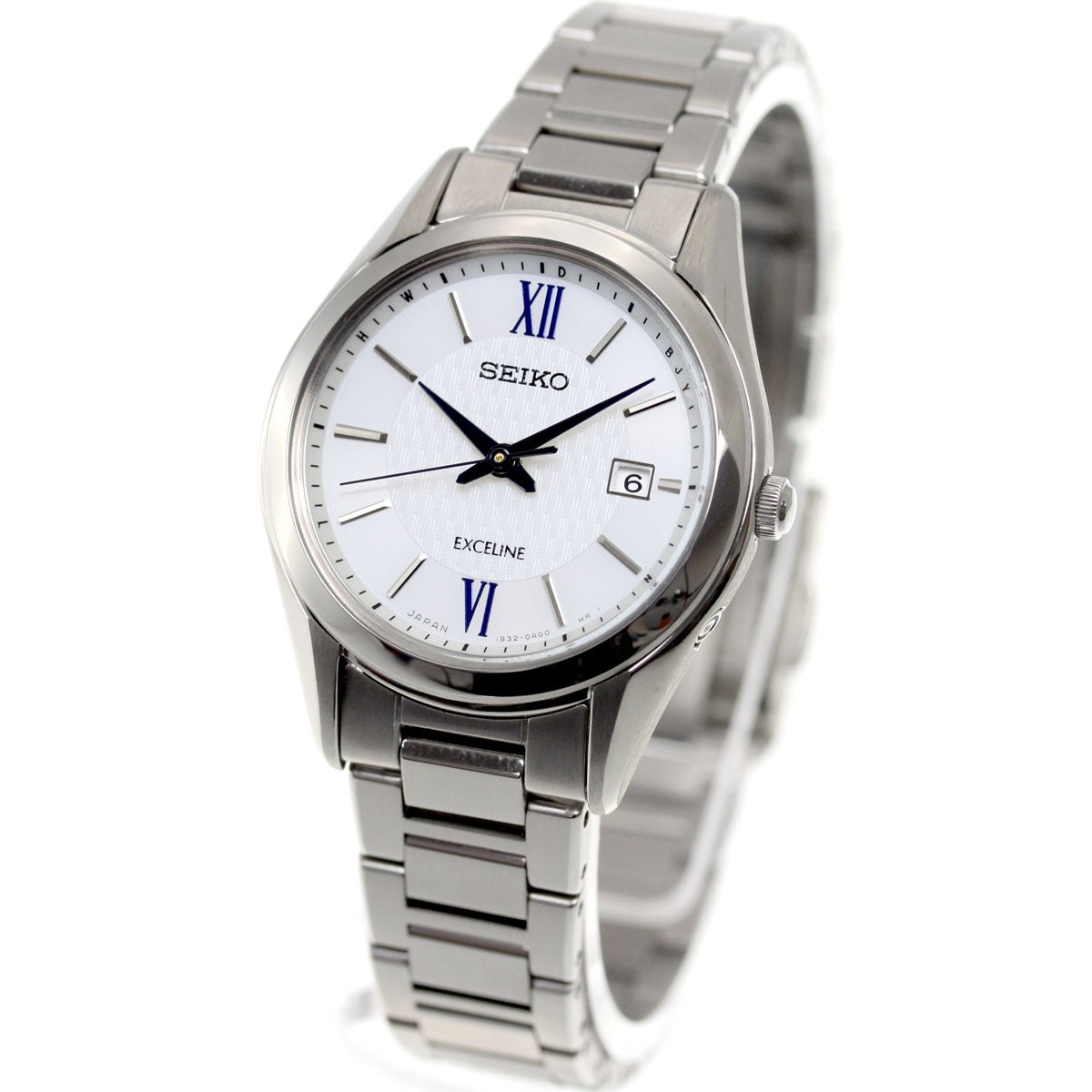 SEIKO Dolce & Exeline Pair SWCW145 White Solar Titanium Women's Watch