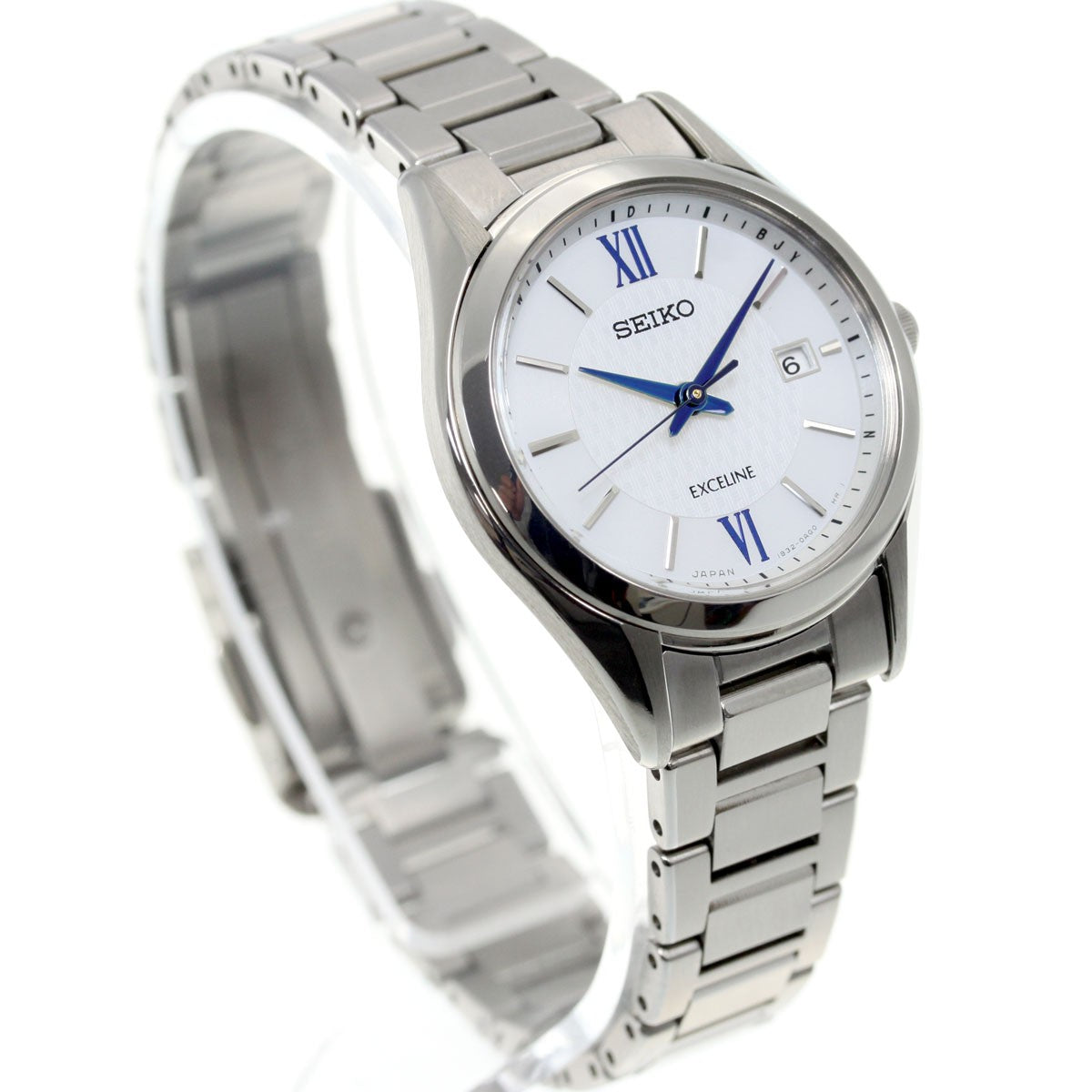SEIKO Dolce & Exeline Pair SWCW145 White Solar Titanium Women's Watch