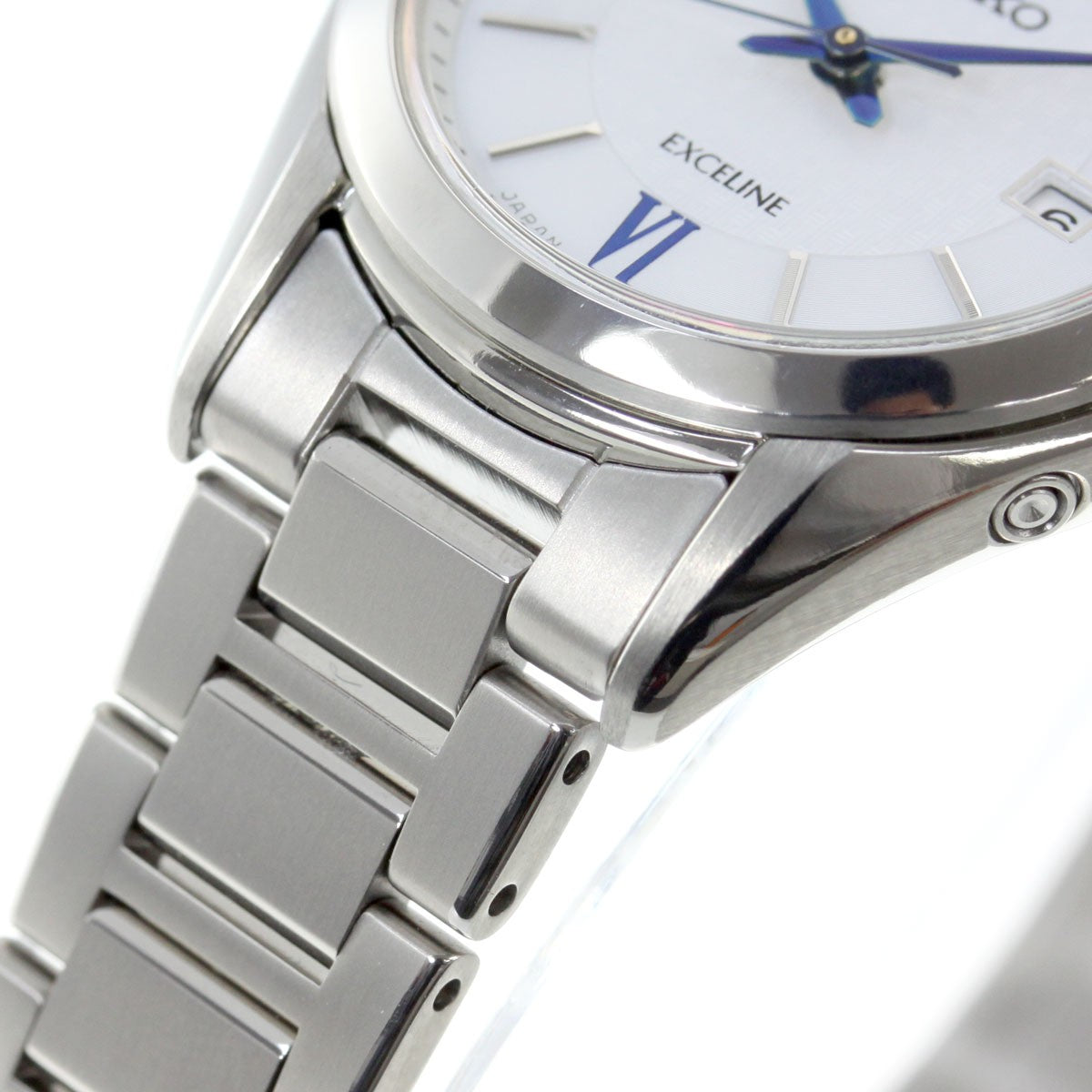 SEIKO Dolce & Exeline Pair SWCW145 White Solar Titanium Women's Watch