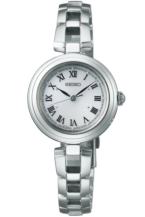 SEIKO SELECTION SWFH145 Silver Solar Radio Stainless Women's Watch