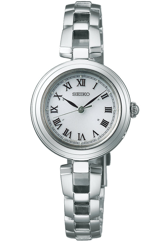 SEIKO SELECTION SWFH145 Silver Solar Radio Stainless Women's Watch