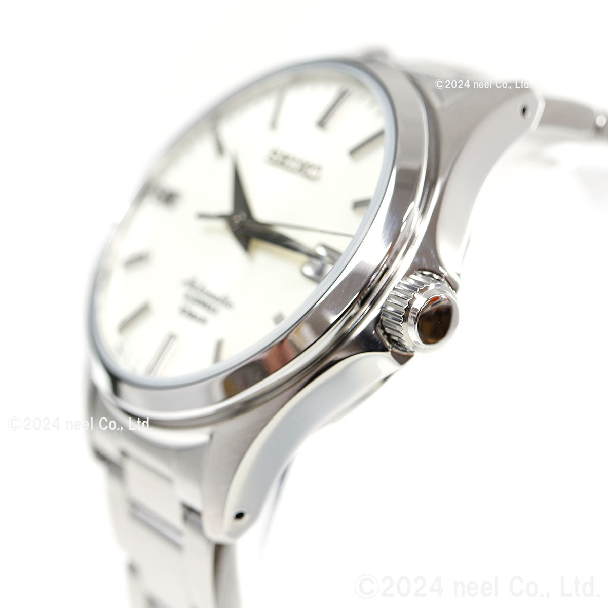 SEIKO SZSB011 White Shop Model Mechanical Wrist Men's Watch
