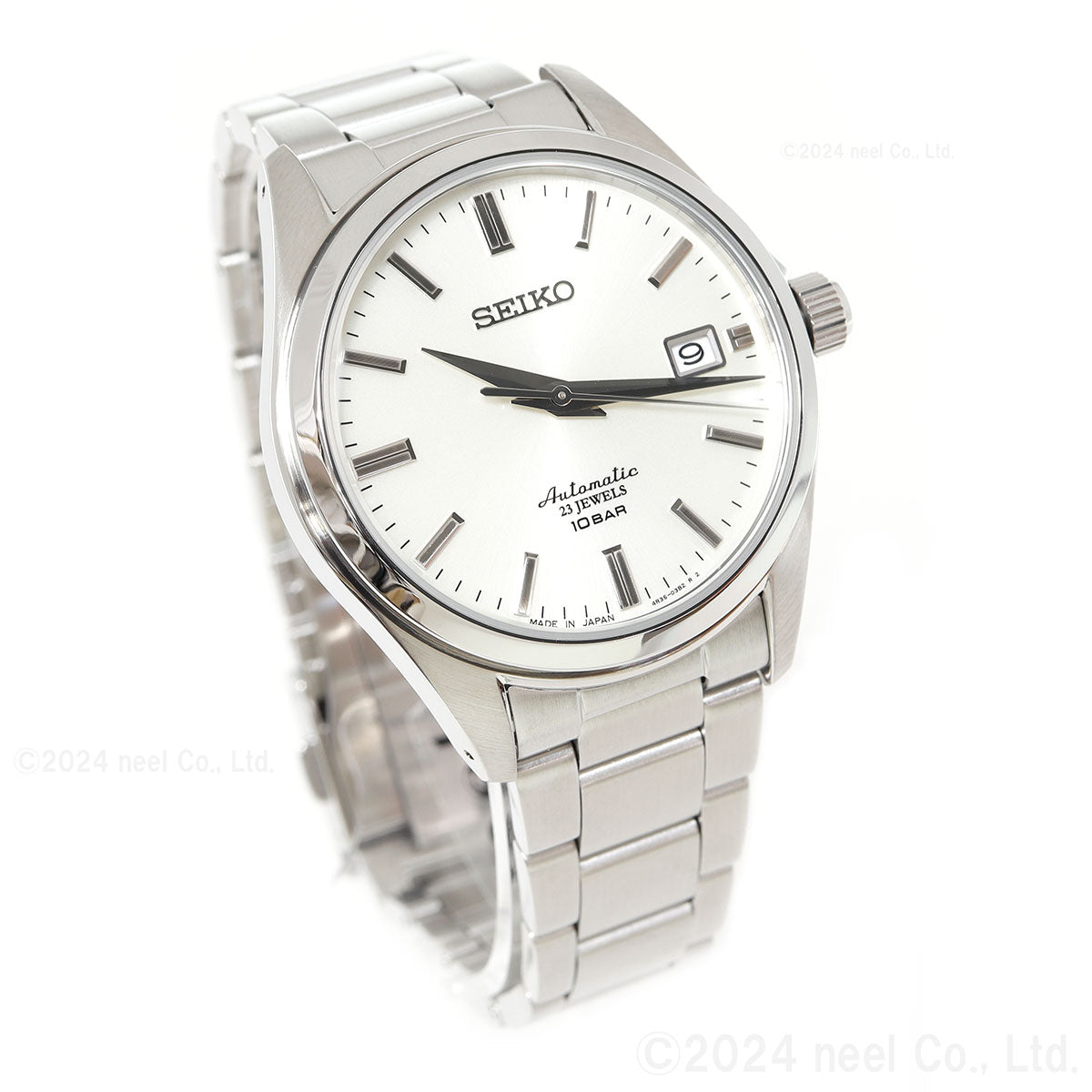 SEIKO SZSB011 White Shop Model Mechanical Wrist Men's Watch