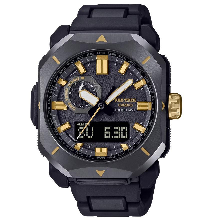 CASIO PRO TREK PRW-6900ZE-1JR Black Gold Solar Radio-Controlled Men's Watch product image