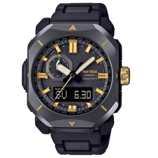 CASIO PRO TREK PRW-6900ZE-1JR Black Gold Solar Radio-Controlled Men's Watch product image