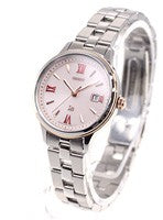 ORIENT iO NATURAL & PLAIN LIGHTCHARGE RN-WG0006P Pink Women's Watch