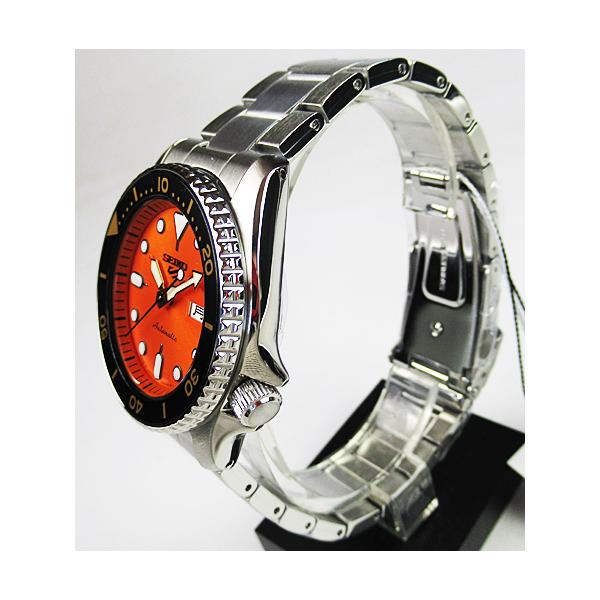 SEIKO 5 Sports SBSA231 Orange Automatic Mechanical Diver Men's Watch