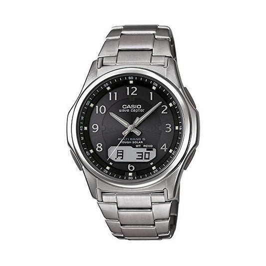 CASIO Wave Ceptor WVA-M630TDE-1AJF Solar Radio Titanium Men's Watch product image
