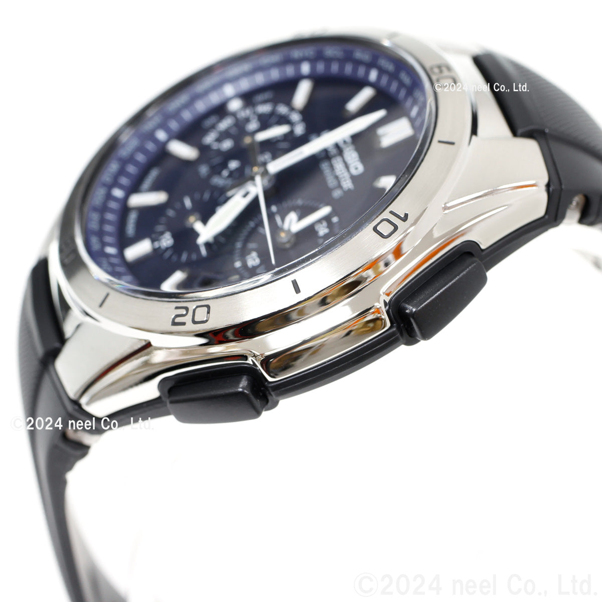 CASIO WAVE CEPTOR WVQ-M410-2AJF Blue Solar Radio-Controlled Men's Watch product image