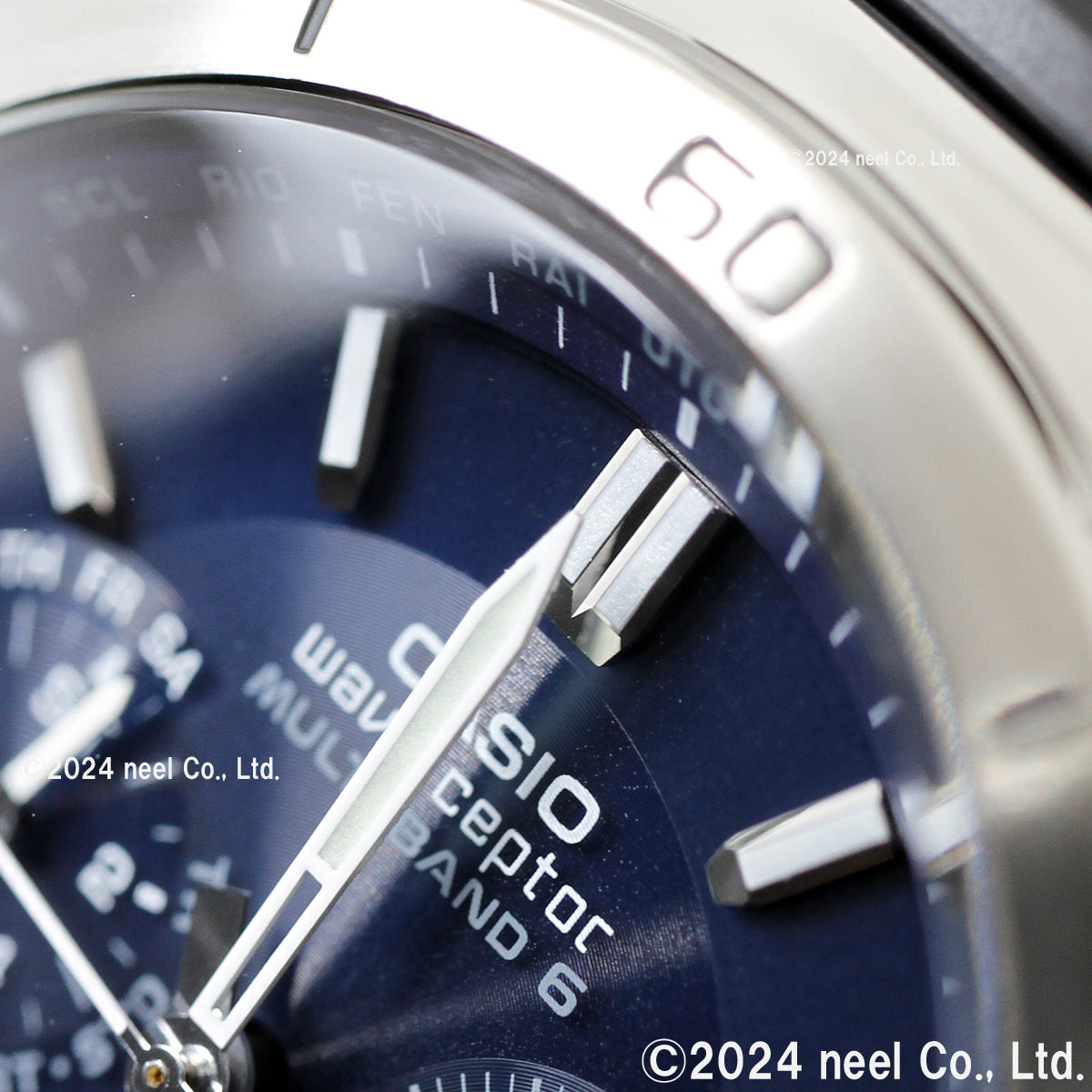 CASIO WAVE CEPTOR WVQ-M410-2AJF Blue Solar Radio-Controlled Men's Watch product image