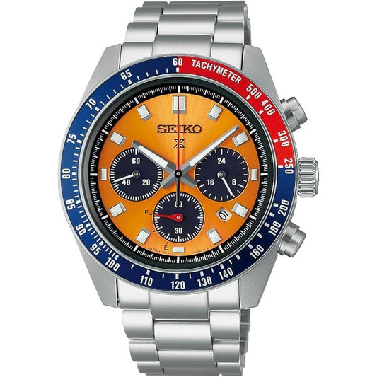 SEIKO PROSPEX SBDL117 Orenge SPEEDTIMER Solar Chronograph Men's Watch - product image 1