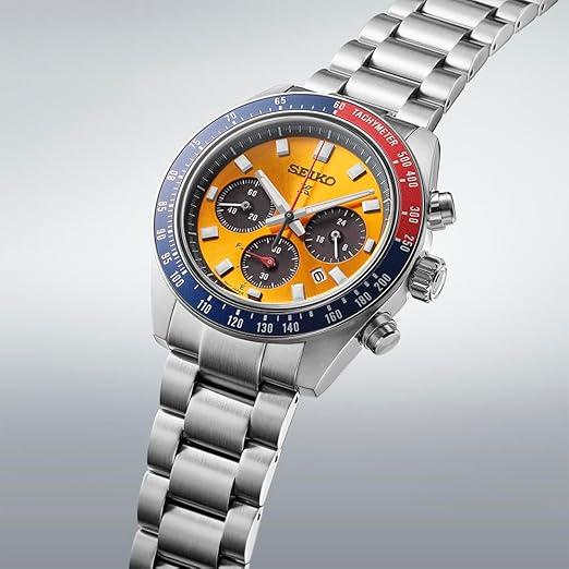 SEIKO PROSPEX SBDL117 Orenge SPEEDTIMER Solar Chronograph Men's Watch - product image 2